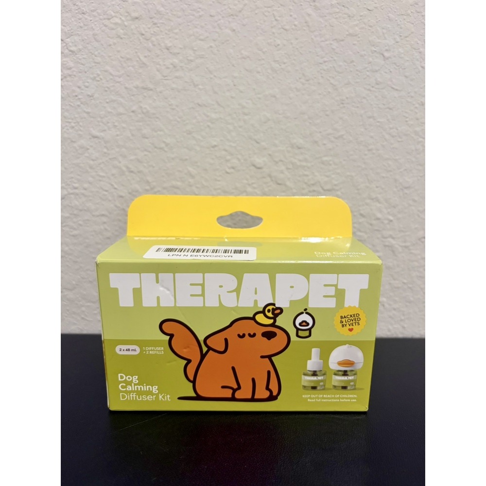 THERAPET Dog Calming Diffuser Kit 1 Diffuser + 2 Refills - Brand New Sealed